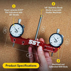 SST – Mill & Lathe Tramming System Bundle – Regular + Mini - Tram, Align & Square for Machine Calibration - Precise & Powerful - Designed in the USA