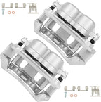 cciyu Front Left & Right Brake Calipers Assembly w/Bracket 18B4751 18B4750 1999-2003 For Ford For F-150,2004 For Ford For F-150 Heritage,1999-2004 For Ford For Lobo,2002-2003 For Lincoln For Blackwood