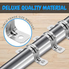 OhLectric OL-43183 Two Hole Rigid Pipe Strap - Sturdy Steel Strap Clamps - Zinc Plated Steel - Reinforced Rib - Corrosion Resistant - Easy to Install - 1 Inch (Pack of 25)