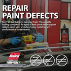 Malco Tru Grit - Heavy Duty Buffing and Polishing Compound for Cars/Automotive Paint Correction and Detailing/Removes 1000-1500 Grit Sand Scratches / 32 Oz. (120032)
