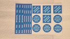 Wrench Label Set, Tool-ID, 13 Colors, Coded PER Size, 8-25 mm & 1/4-7/8 SAE