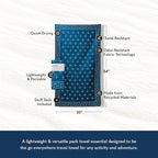 Nomadix Ultralight Towel - Quick Dry & Super Lightweight - Perfect As A Pack Towel to Save On Space - Made with Recycled Materials - Barton Dark Blue - 30x54