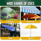 Tent Repair Glue Seam Sealer, Waterproof & Flexible Sealant Adhesive for Tent, Sleeping Pads, Awning & Groundsheet Repair and Outdoor Fabric, Works on Nylon, Canvas and Vinyl - 60ml / 2.12oz