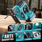 JigSaw Compatible With Makita 18V Battery, Brushless Cordless jigsaw tool with Variable Speed LED Light, ±45° Bevel Cuts 3-Position Orbital Action for Cutting (With 5Ah Battery & Charger Station Kit)