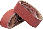 24 Pcs 3x21 Sanding Belts 3x21,Aluminum Oxide Sanding Belt (8 Each of 40 60 80 Grits) for Belt Sander
