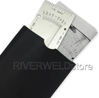 RIVERWELD V-WAC Single Weld Gage Welding Inspection Thread Gauge Checks 1/4 Inch Undercuts Pits Crown Height Porosity Pits