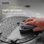 Booms Fishing B0T Microfiber Fishing Towel with Clip, 3 Pack Assorted Colors