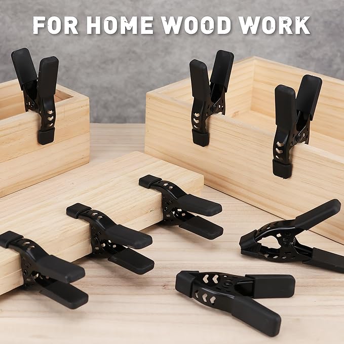20-Piece Spring Clamps for Woodworking/Backdrop Stand/Pool Cover / 4-inch Tarp Clamps Heavy Duty Clips Spring Clips Metal Clamp Large Heavy Duty Clamps