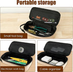 Small Tool Bag with Zipper Handle Heavy Duty Tool Pouch Portable Utility Organizer Case For Multiple Purpose-Tool Organizers and Storage, Small Metal Tools Bags