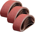 21 Pcs 3 x 21 Inch Sanding Belts,3 Each of 40 60 80 120 180 240 400 Grits 3 x 21 Belt Sander Sanding Belts,Aluminum Oxide Belt Sander Paper for Woodworking Metal Paint Polishing