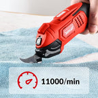 Electric Scissors for Cutting Fabric, Cardboard & Plastic, Sewing Crafting Cardboard Heavy Duty Corded Shears Cutting Tool with 1 tungsten steel cutter head
