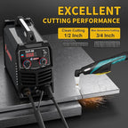 GZ GUOZHI Plasma Cutter, 50 Amp Air Inverter Plasma Cutter, 110V/220V Dual Voltage Digital Display IGBT Inverter Plasma Cutting Machine with 2T/4T/TEST Function