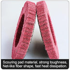5Pcs 4.5" x 7/8" Nylon Fiber Flap Disc Polishing Grinding Wheel,Scouring pad Buffing Wheel for Angle Grinder, Polishing Tools (Grit 320)