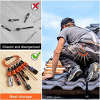 Bit Holder 1/4 inch Hex Shank Screwdriver Bits Holder Extension Bar Keychain Screw Adapter Drill Change Hand-held Screwdrivers Drill Bits Holder Portable