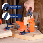 WORKPRO Spring Clamp Set, 16-Piece 3-3/8" Nylon Spring Clamp with Adjustable Jaw Pads and High-strength Spring for Woodworking, Photography Backdrops and DIY Projects