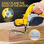 Cordless Handheld Planer Compatible with Dewalt 20V Max Battery(No Battery) Electric Power Planer, Brushless 15000RPM Portable 3-1/4 Inch Power Wood Planer for Woodworking,Carpenter Home DIY