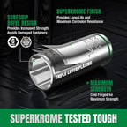 SK 1/2" Drive Socket Set with 160-P Ratchet, 31-Piece, Metric, SuperKrome Finish, Premium CR-V Construction, with EVA Foam Tool Organizer