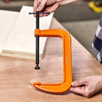 Pony Jorgensen 2680 8-Inch C-Clamp, Orange