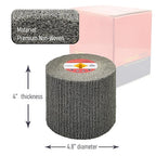 120x100mm Non-Woven Abrasive Flap Wire Drawing Polishing Burnishing Wheel for The Surface Treatment of Metal Products (600 GRIT)
