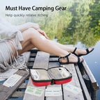 First Aid Kit for Car Home Travel Camping, 350pcs Compact Waterproof Hard Case, Public Emergency Must Have Survival Kits - Perfect for Businesses, Boat, Hiking, Vehicles, Sports (PUMIER)