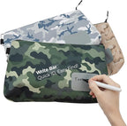 COREFLEX Premium Tool Pouch Zipper Bag, Small Tool Bag, Multipurpose Storage pouch, Heavy duty Flat Bottom Tool bag with YKK Zipper (3 pack Large Camouflage)