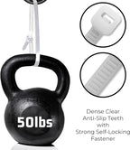 Bolt Dropper White Zip Ties - 50 lbs Tensile Strength - Self-Locking Premium Nylon Cable Ties Wraps for Indoor and Outdoor - Wire Management and Secure Items - Zip Ties Heavy Duty - 11" - 2000 Pack