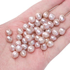 Natural Pearl Beads Potato 8-9mm Purple Freshwater Cultured Loose Gemstone Beads for DIY Jewelry Making 13.8''/Strand HQ