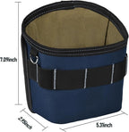 Tool Pouch Nails Screws Bag with Belt Clip (XL, Blue)