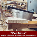 SUIZAN Dozuki Dovetail Saw 6" Crosscut - Professional Japanese Pullsaw Handsaw Woodworking Tools