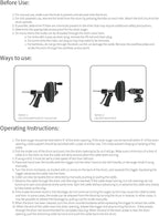 DrainX SPINFEED 35 Foot Snake Drum Auger | Drill Power or Manual Use - Auto Extend and Retract Snake | Work Gloves and Storage Bag Included