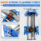 7 Inch Woodworking Vise, Heavy-Duty Cast Iron Wood Working Vise Quick Release Lever for Workshop and Home Use
