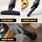 DEWALT Shop Vacuum 5-Gallon 4 HP STEALTHSONIC Wet/Dry Vacuum Cleaner DXV05P-QTB Ultra Quiet Poly Shop Vacuum with Powerful Suction for Garage, Jobsite, and Workshop