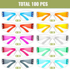 Macarrie 100 Pcs Kids Safety Glasses Bulk Safety Goggles for Children Laboratory Sport Shooting