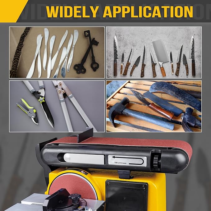 1-1/8 x 21 Inch Sanding Belt, 10 Pcs 240 Grit Knife Sharpener Belts Work Sharpening for Belt Sander Knife Carving Tool Metal Working
