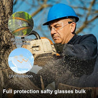 Clear Safety Glasses 80 PACK,ANSI Z87.1 Safety Glasses Bulk, Universal Fit,Impact and Scratch-Resistant Clear Eye Protection for men, Lab,Construction,Shooting Range,Woodworking,Outdoor