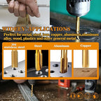 M3x0.5 Tap and 2.5mm Drill Bit Kit, M2 HSS Metric Drill and Tap Set, Combination of Drill and Tap Kit for Metal