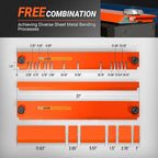 24'' Industrial Magnetic Pan and BOX Heavy Duty Sheet Metal Brake 20 Gauge Capacity Shear Press Brake, Model MSMB650E