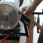 BG-GJ Set Complete Grinding Jig System for Wood Chisels, Grind Sharpening System for 8 Inch Grinders to Sharpen Lathe Turning Tools, Chisels, Skews, Bowl Spindle Gouges.