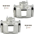 cciyu Front Left & Right Brake Calipers Assembly w/Bracket 18B5484 18B5485 For Chrysler 2013-2016,For Dodge 2011 2013-2016,For Jeep 2013-2018,For Ram 2013-2015,For Volkswagen 2013-2014