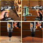 Power Drill Cordless: DEKO PRO Cordless Drill 20V Electric Power Drills Set Tool Drills Cord-less Set with Battery and Charger