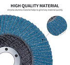 S SATC Flap Discs 120 Grit Grinding Wheel 4.5" x 7/8" Angle Grinder Sanding Disc Abrasive Grinding Disc Type 29（20 Pack）