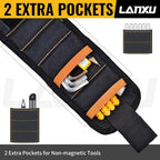 Magnetic Wristband, Tool Belts with 15 Strong Magnets for Holding Screws Nails DIY Handyman Unique Christmas Gift for Men, Women, Dad/Father, Husband, Wife, Boyfriend, Family