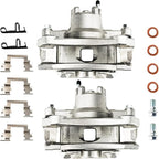 Torchbeam Front Brake Calipers Set for Jeep Patriot 2007-2017, Jeep Compass 2007-2017, Dodge Avenger 2008-2014, Chrysler 200 2011-2014, Front Left and Front Right Calipers Replace # 18B5032+18B5033