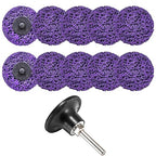 Strip Discs Quick Sanding Discs Stripping Wheel Stripper Abrasive Wheel for Drill, Strip Paint Clean Welds Remove Metal Wood Rust Scale & Oxidation (2INCH-10Pack)