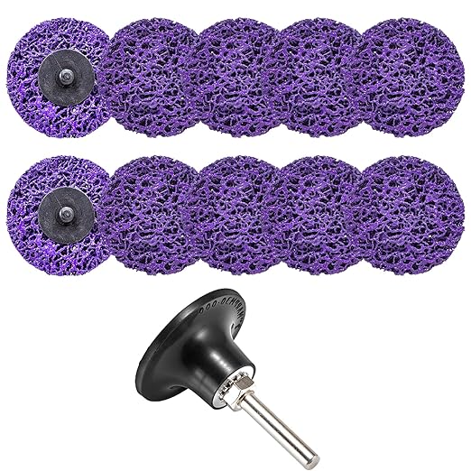 Strip Discs Quick Sanding Discs Stripping Wheel Stripper Abrasive Wheel for Drill, Strip Paint Clean Welds Remove Metal Wood Rust Scale & Oxidation (2INCH-10Pack)