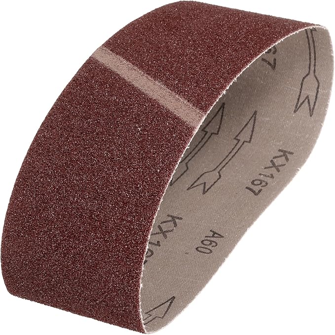 HARFINGTON 3 x 18 Inch Sanding Belts, 1 Pcs 60 Grits Aluminum Oxide Abrasive Belt Sander File Belt for Woodworking, Metal Polishing, Knife Sharpener