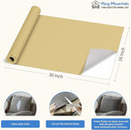 KING MOUNTAIN Canvas Repair Patch 16×30 Inch Self-Adhesive Waterproof Fabric Patch for Sofas, Tents, Furniture,Tote Bags, Car Seats (Beige-1)