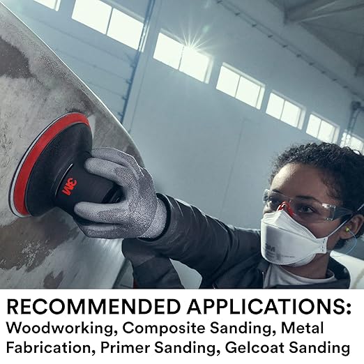 3M Xtract Net Disc 710W, 120+, 3 in, Die 300V, Pack of 50 Hook and Loop Sanding Discs, Virtually Dust-Free, Premium Option for Metal, Wood, Composites, Stock Removal, and Fine Finishing