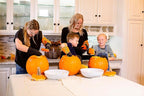 Pumpkin Scraper Glove – As Seen On Shark Tank - Mess Free and Fun Pumpkin Carving Kit – Carve and Clean Jack-O-Lantern Guts with Ease and Zero Mess on Your Hands! (Kids Kit)