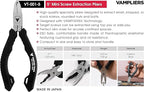 VAMPLIERS 4-Piece Stripped Screw Extractor Pliers Gift Set. Made in Japan. 8" Linesman, 7.5" Long Nose, 6.25" Multipurpose & 5" ESD Safe Pliers + Tool Pouch. Remove any Stripped/Damaged/Rusted Screws.